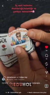 EŞ SESLİ KELİMELER ANAHTARLIK