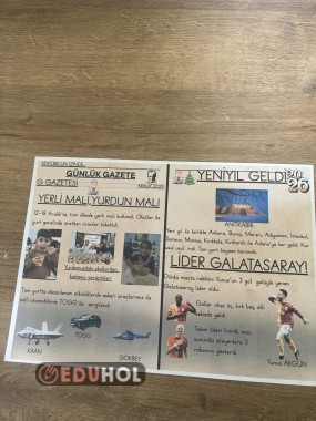 G Harfi Gazetesi(yeni yıl,yerli malı ve galatasaray temalı)