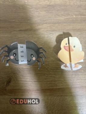 Ö Sesi Açılır Kapanır Örümcek ve Ördek