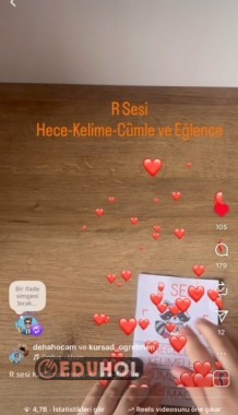R SESİ HECE KELİME CÜMLE KATLI KİTAPÇIK TEK SAYFA