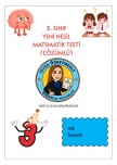 3. SINIF MATEMATİK YENİ NESİL SORULAR TESTİ(ÇÖZÜMLÜ)