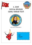 4. SINIF SOSYAL BİLGİLER GENEL TEKRAR TESTİ