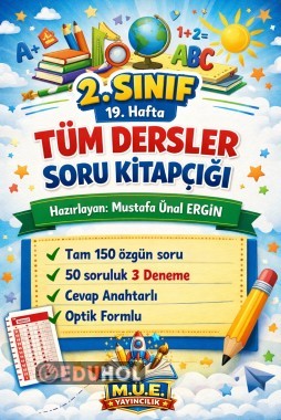 2. Sınıf 19. Hafta Tüm Dersler Soru Kitapçığı