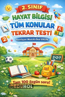 2. Sınıf Hayat Bilgisi Tüm Konular için Tekrar Testi