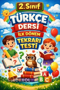 2. Sınıf Türkçe Dersi İlk Dönem Konu Tekrar Testi