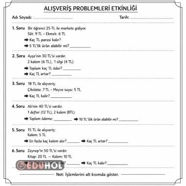 Alışveriş Problemleri
