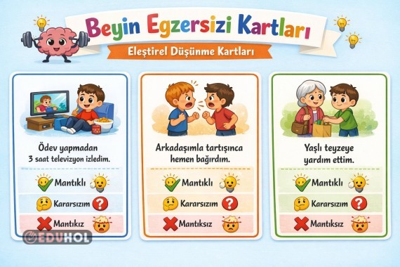 Beyin Egzersiz Kartları