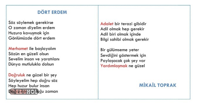 Değerler Eğitimi Etkinlik