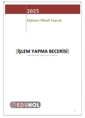 Matematik İşlem Yapma Becerisi