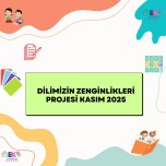 DİLİMİZİN ZENGİNLİKLERİ KASIM AYI RAPORU