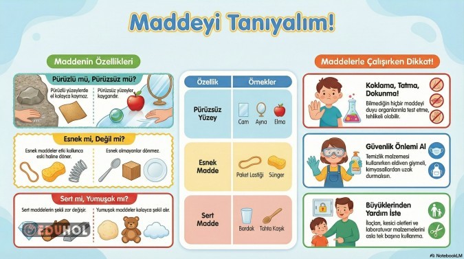 Maddeyi niteleyen özellikler
