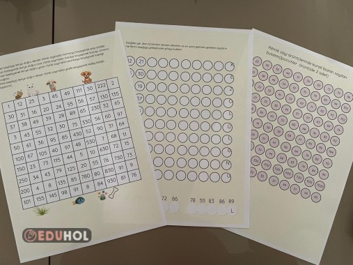 Sayı örüntüleri eğlenceli etkinlikler