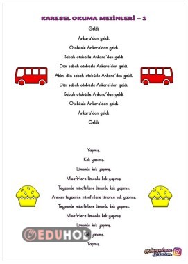 20 Adet Karesel Okuma Metni