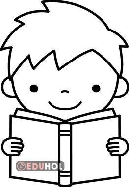 Kitap Okuyan Erkek Öğrenci