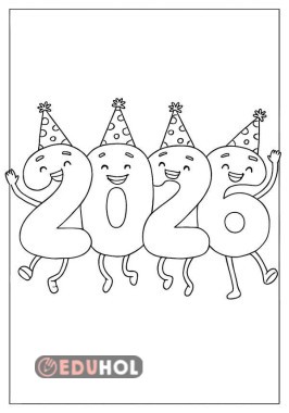 Parti Şapkalı Rakamlar