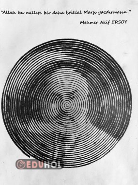 Spiral Boyama Mehmet Akif Ersoy