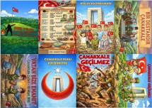 Çanakkale 9 Adet Renkli