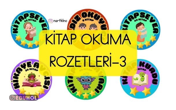 KİTAP OKUMA ROZETLERİ-3
