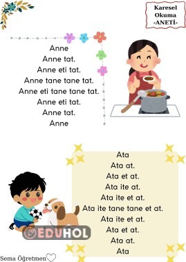 ANETİ( Karesel okuma metinleri)