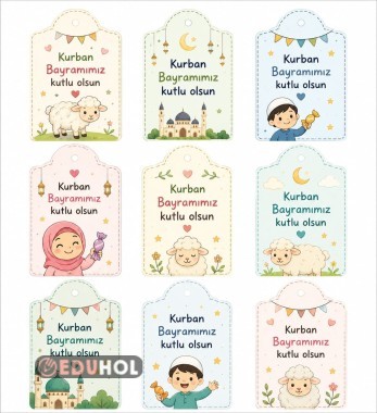 Kurban bayramı kartı