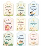 Kurban bayramı kartı