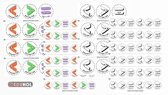 KÜÇÜKTÜR-BÜYÜKTÜR-EŞİTTİR 🌼