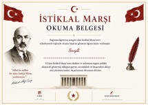 İSTİKLAL MARŞI OKUMA BELGESİ 🇹🇷