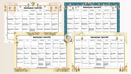 RAMAZAN TAKVİMİ
