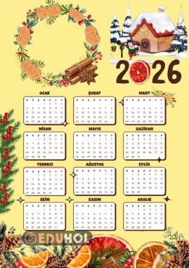 2026 takvim şablonları