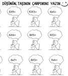 KARIŞIK ÇARPIM TABLOSU