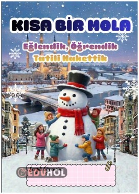 İSTANBULA ÖZEL KARNE KAPAĞI-İSİMLİKLİ