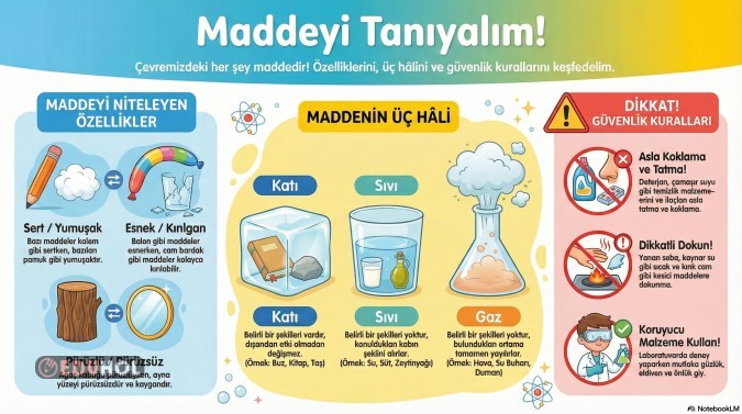 Maddenin Halleri İnfografik