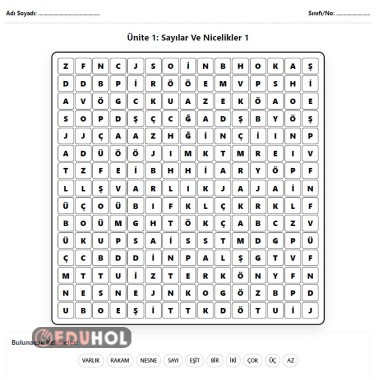 Matematik-Ünite 1: Sayılar Ve Nicelikler 1