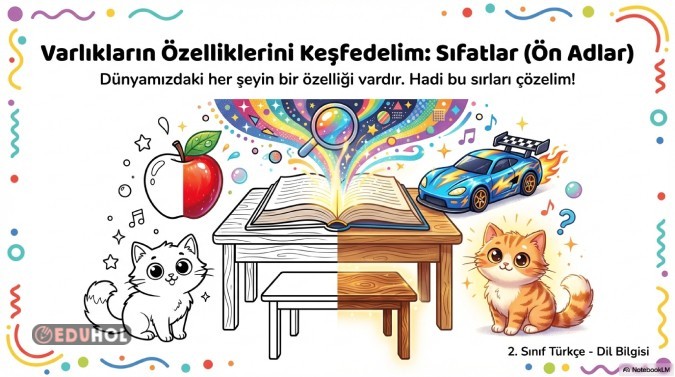 Sıfatlar Resimli Konu Anlatımı