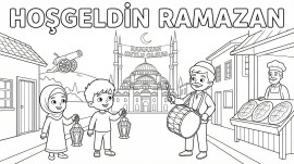 RAMAZAN AYI BOYAMA SAYFALARI