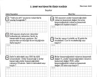 Sayılar Konusu Etkinlik Kağıdı
