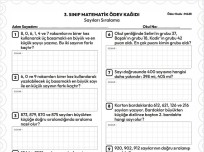 Sayıları sıralama etkinlik kağıdı-4
