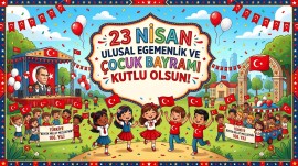 23 Nisan Akıllı Tahta Duvar Kağıdı Görseli