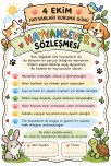 4 Ekim Hayvanları Koruma Günü Hayvansever Sözleşmesi