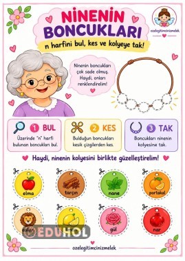 1.SINIF N Sesi farkındalık çalışması