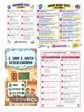 📚 2. Sınıf – 2. Hafta Değerlendirme Soruları