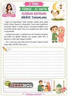2. sınıf 33. hafta etkinlikleri hazır ✨
