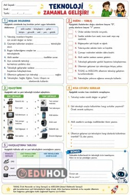2.Sınıf Eskisi-Yenisi Çalışma kağıdı