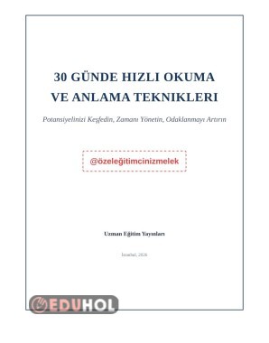 30 Günde Hızlı Okuma | Sistematik Okuma Geliştirme Programı