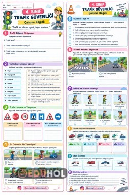 🚦 4. SINIF TRAFİK GÜVENLİĞİ ÇALIŞMA KÂĞIDI 🚦