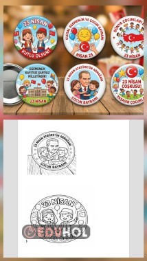 Emek için takip lütfen❤️ 23 nisan rozetleri