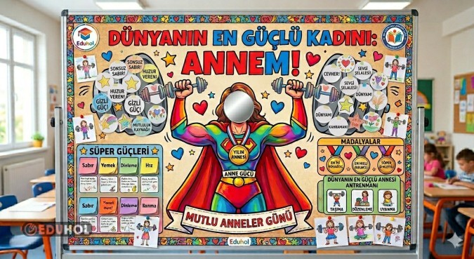 Süper Kahraman Annem Boyama Sayfası takipleri bekliyorum