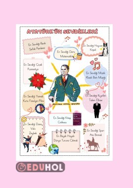 ATATÜRK'ÜN SEVDİKLERİ POSTERİ