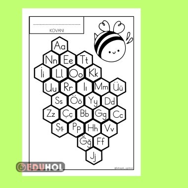 HARF TAKİBİ BOYAMA ETKİNLİĞİ