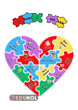 SİHİRLİ SÖZLER PANO, PUZZLE, DEFTER ETKİNLİĞİ